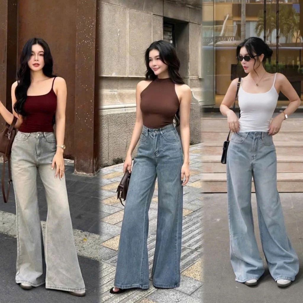 Quần jeans ống rộng l&agrave; m&oacute;n đồ đ&aacute;ng đầu tư nhất m&ugrave;a h&egrave;: Che ch&acirc;n, t&ocirc;n d&aacute;ng v&agrave; phối g&igrave; cũng đẹp - Ảnh 14.
