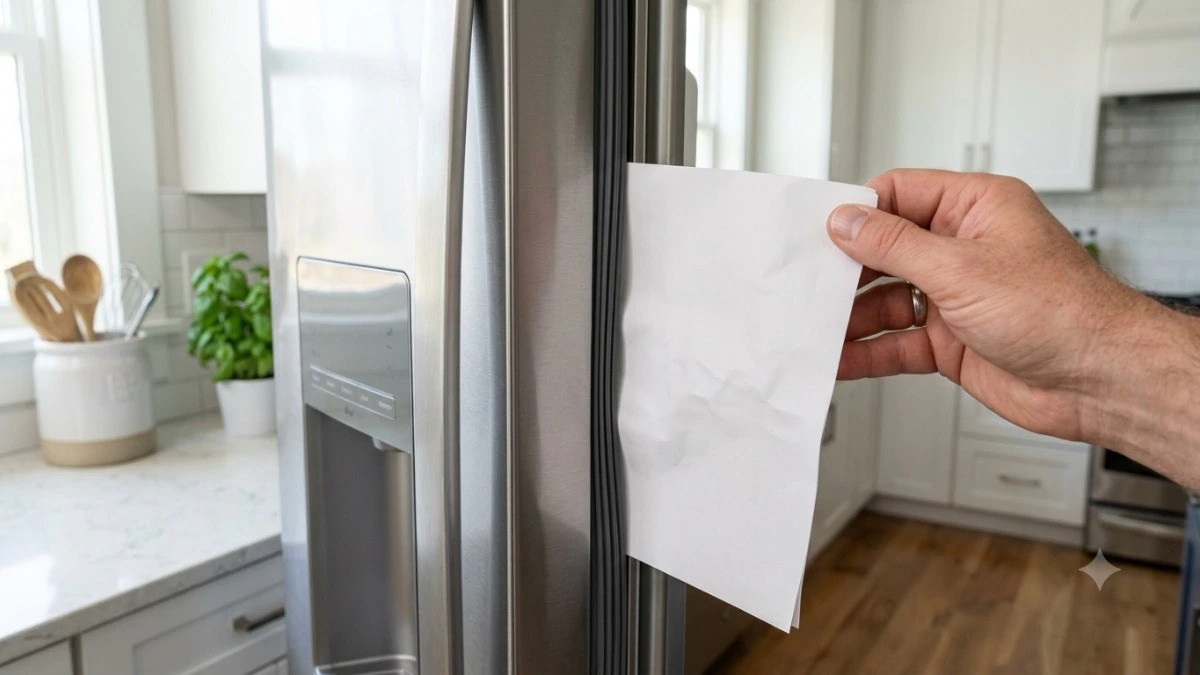 Vì sao nhiều gia đình kẹp một tờ giấy A4 vào cửa tủ lạnh? Rút ra mới phát hiện một vấn đề- Ảnh 1.