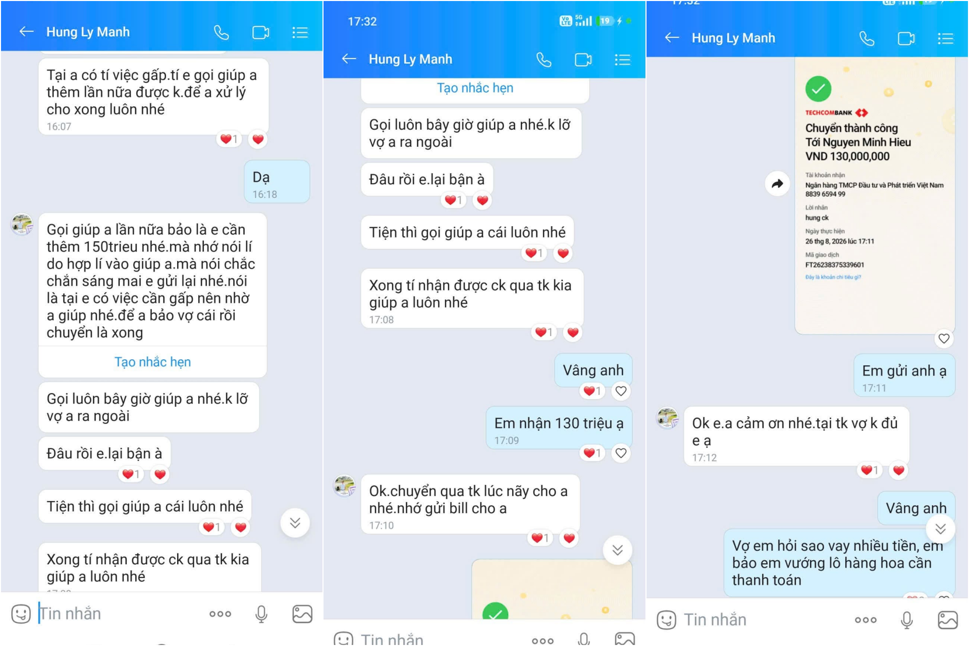 Người đ&agrave;n &ocirc;ng ở H&agrave; Nội chuyển 260 triệu đồng đ&uacute;ng t&agrave;i khoản người th&acirc;n, kiểm tra kỹ vẫn mất 410 triệu đồng: Bẫy lừa đảo tinh vi đến kh&oacute; tin- Ảnh 2.