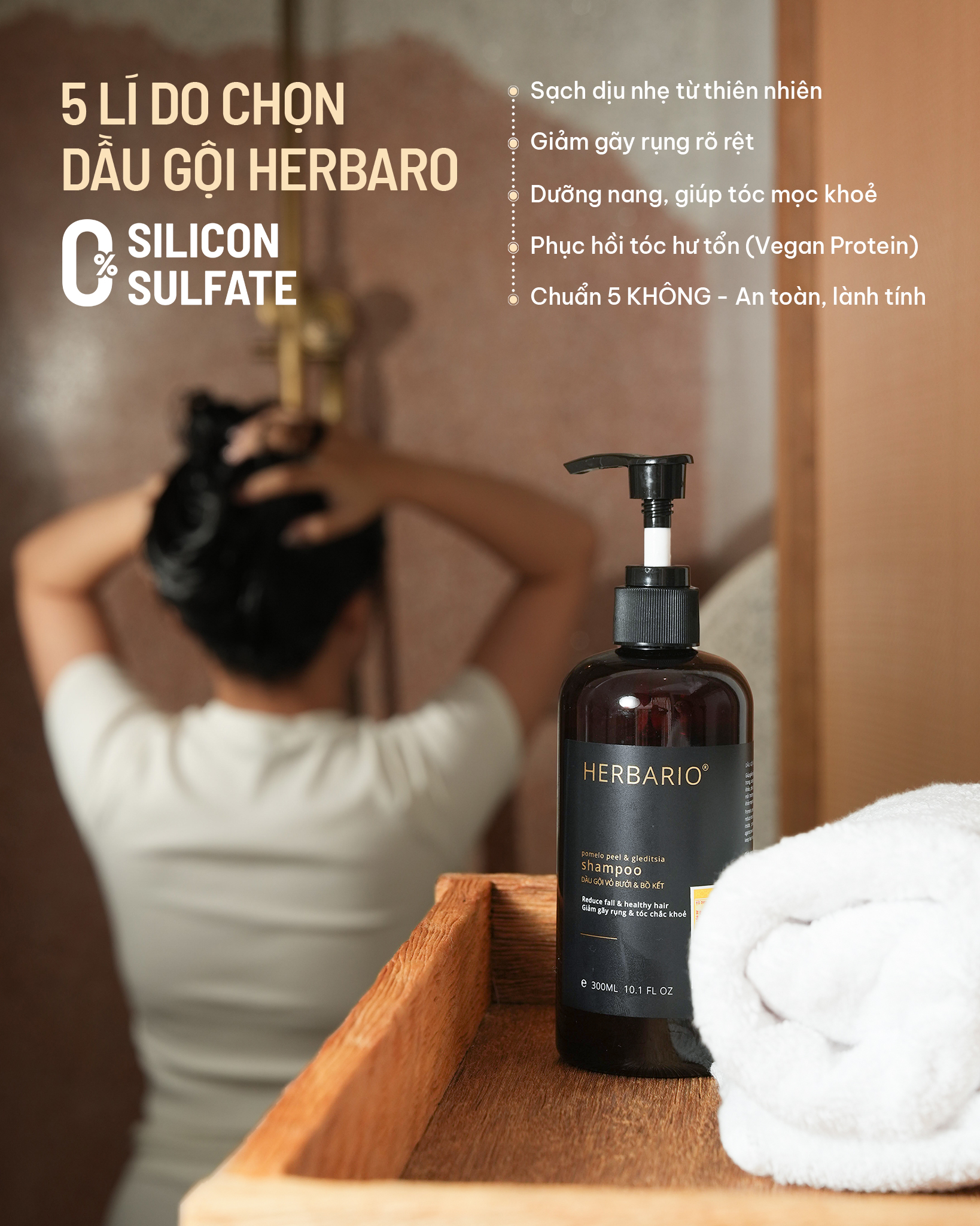 5 dầu gội bồ kết "made in Vietnam" gi&uacute;p t&oacute;c đen b&oacute;ng, d&agrave;y mượt - Ảnh 4.