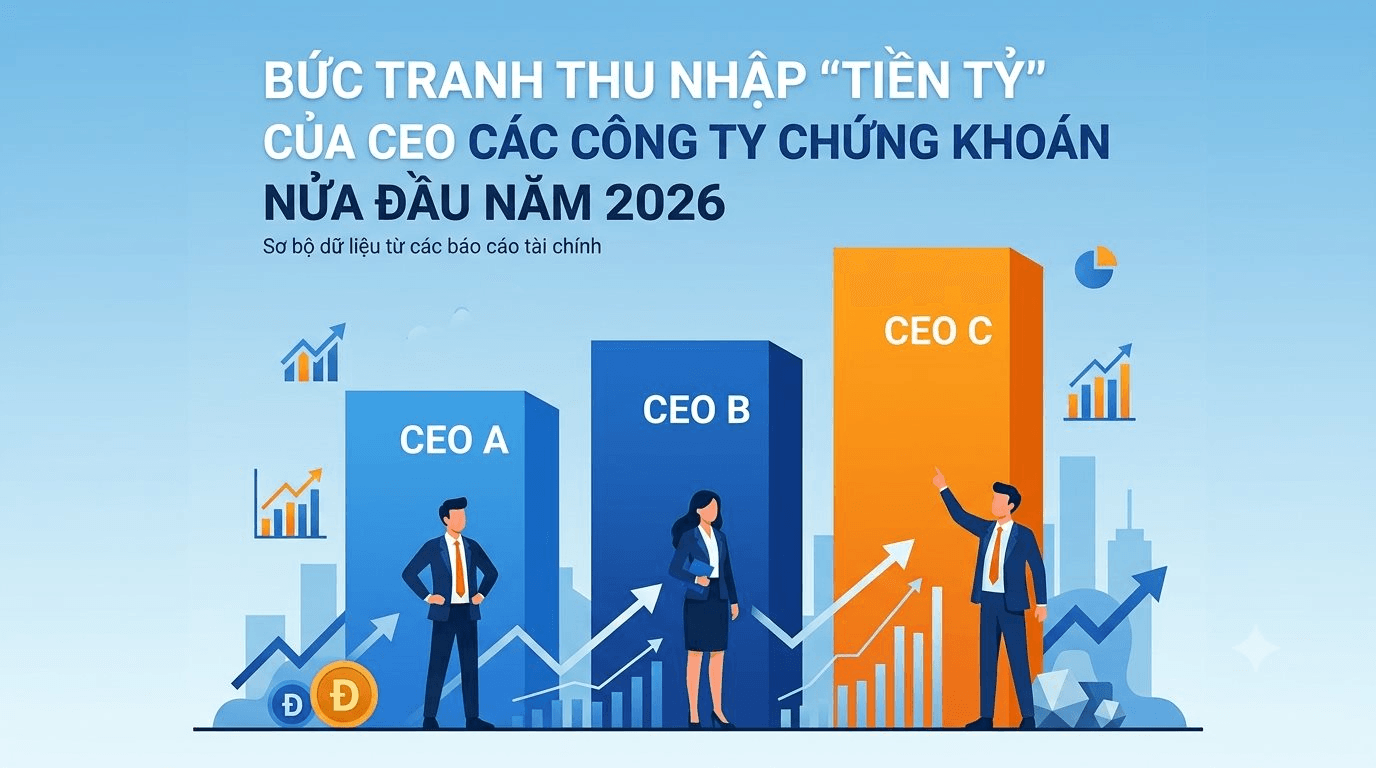 Bức tranh thu nhập &ldquo;tiền tỷ&rdquo; của CEO c&aacute;c c&ocirc;ng ty chứng kho&aacute;n nửa đầu năm 2026- Ảnh 1.