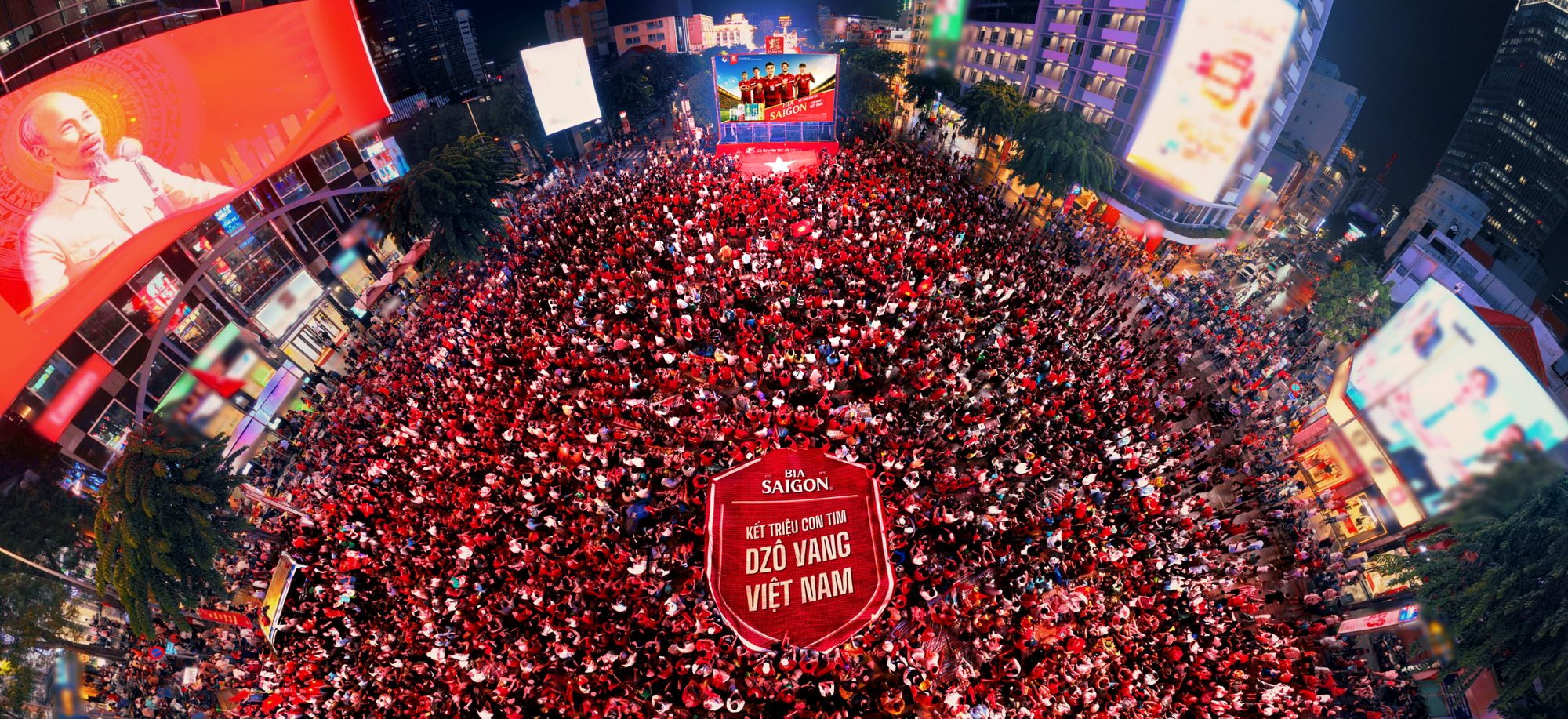 &ldquo;Kết Triệu Con Tim, Dz&ocirc; Vang Việt Nam&rdquo;: Khi h&agrave;ng ngh&igrave;n lời cổ vũ c&ugrave;ng Bia Saigon kết th&agrave;nh chiếc TIFO tự h&agrave;o tại AFF Cup 2026 - Ảnh 4.