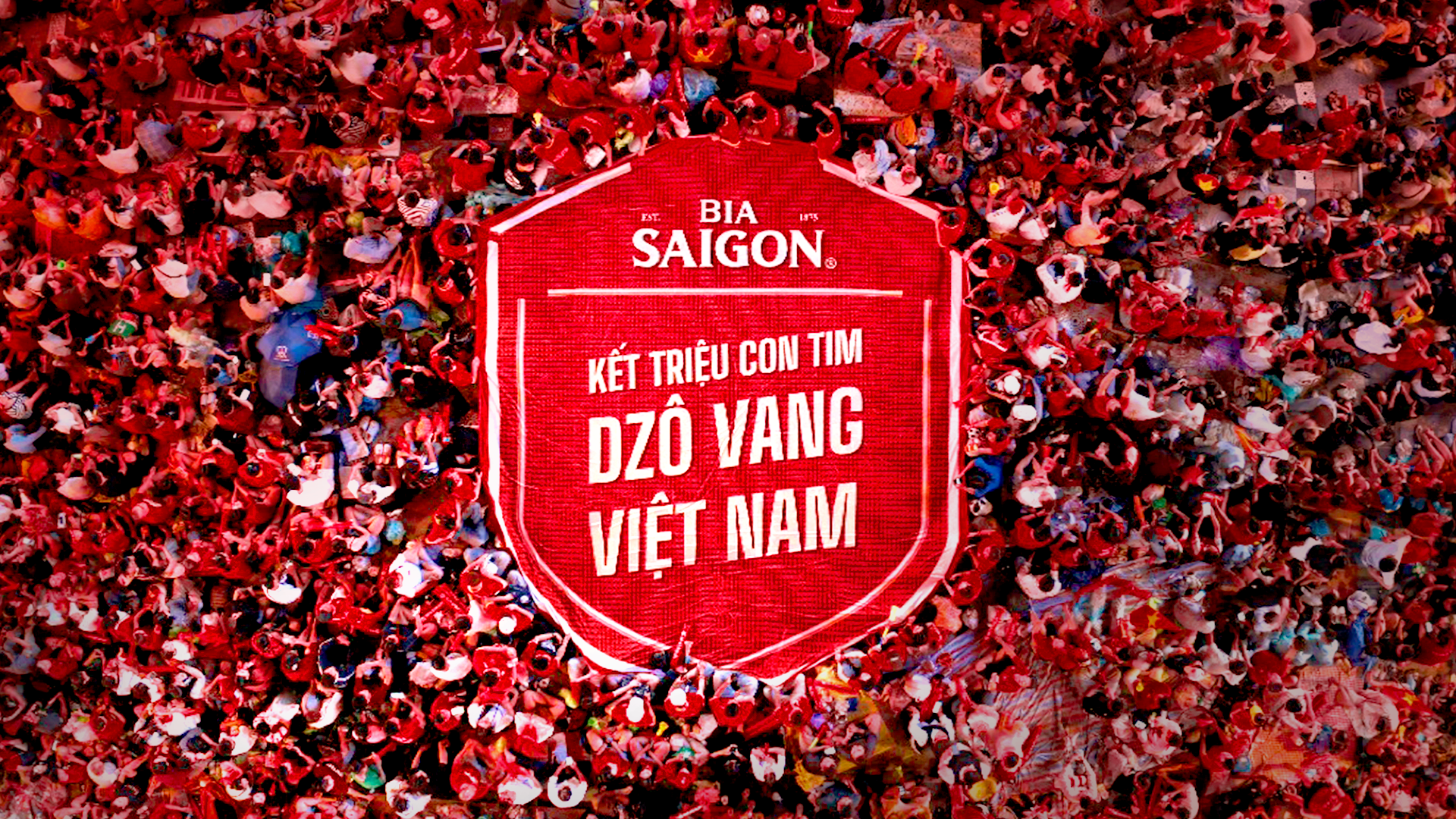 &ldquo;Kết Triệu Con Tim, Dz&ocirc; Vang Việt Nam&rdquo;: Khi h&agrave;ng ngh&igrave;n lời cổ vũ c&ugrave;ng Bia Saigon kết th&agrave;nh chiếc TIFO tự h&agrave;o tại AFF Cup 2026 - Ảnh 5.