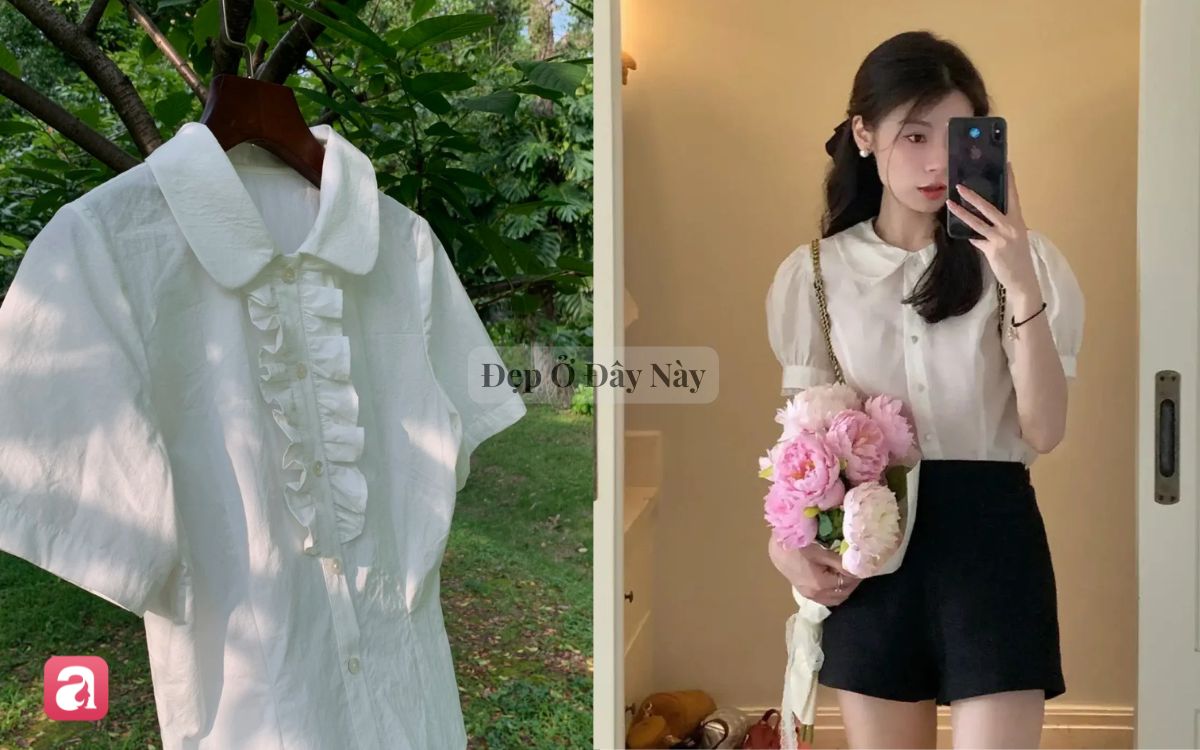 5 kiểu sơ mi trắng chuẩn "style old money": Thanh lịch nơi c&ocirc;ng sở m&agrave; mặc đi chơi cuối tuần cũng chuẩn đẹp xinh- Ảnh 6.