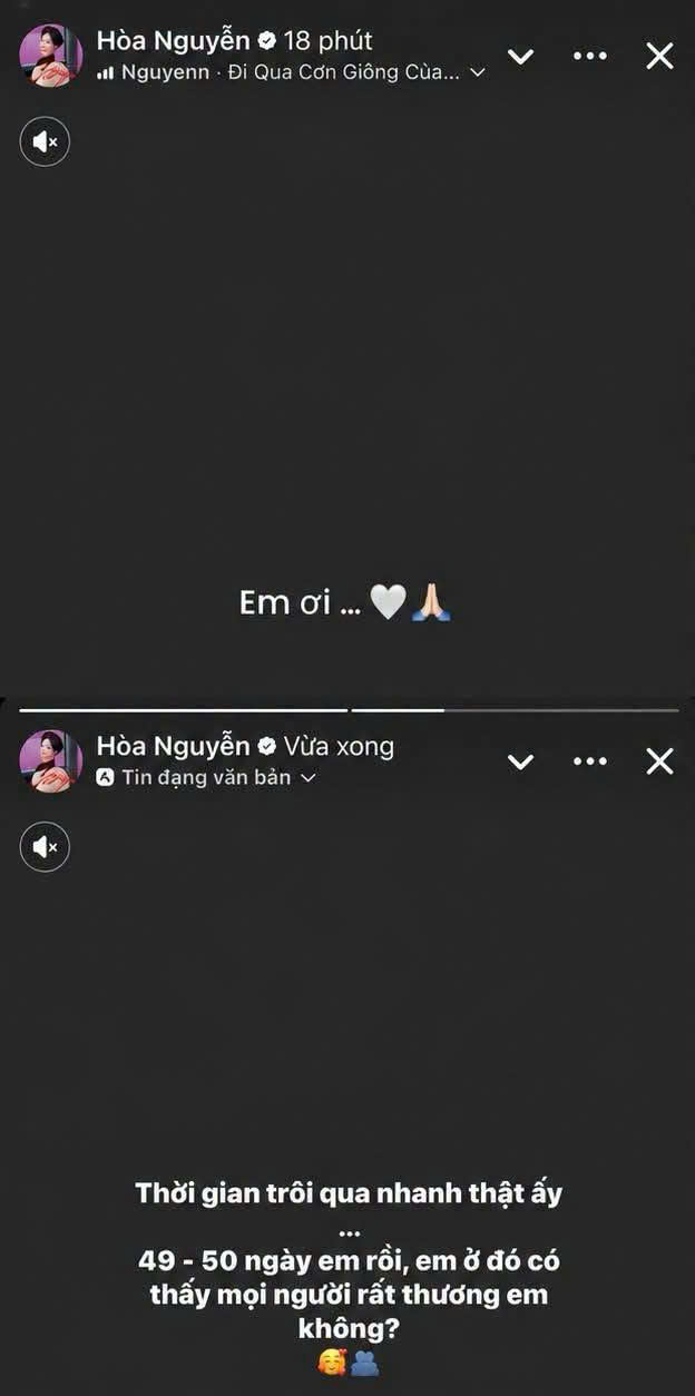 Ho&agrave; Minzy nghẹn ng&agrave;o sau 49 ng&agrave;y thượng &uacute;y L&ecirc; Văn Thắng qua đời- Ảnh 1.