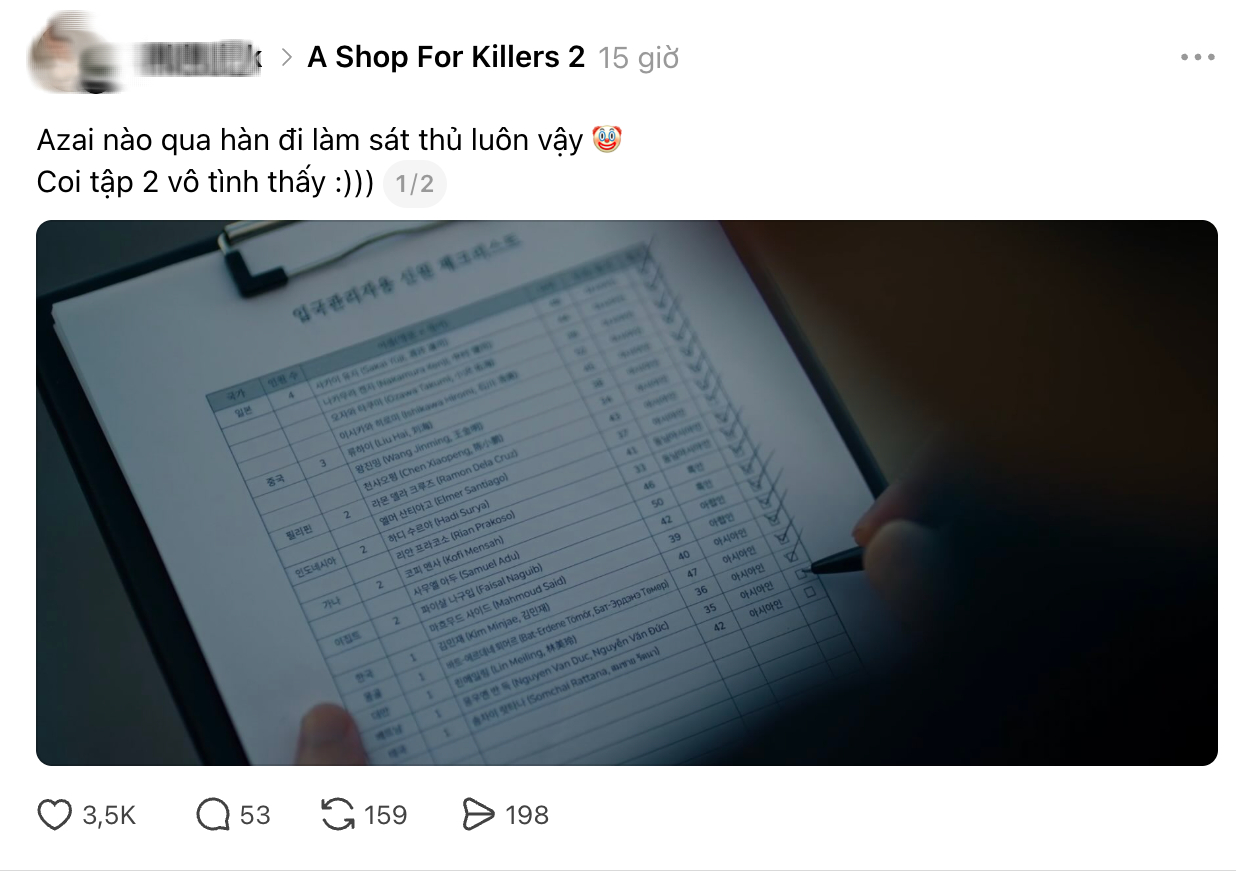 Ph&aacute;t hiện người Việt trong danh s&aacute;ch s&aacute;t thủ H&agrave;n Quốc, netizen nhốn nh&aacute;o "ủa t&ecirc;n bố t&ocirc;i"- Ảnh 2.