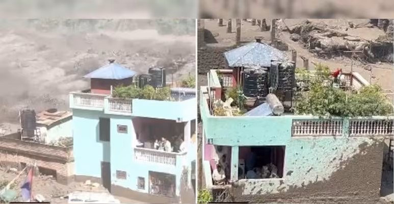 Điều kỳ diệu giữa dòng lũ ở Nepal: Một căn nhà còn nguyên vẹn giữa đống đổ nát, người bên trong được bảo đảm an toàn- Ảnh 2.