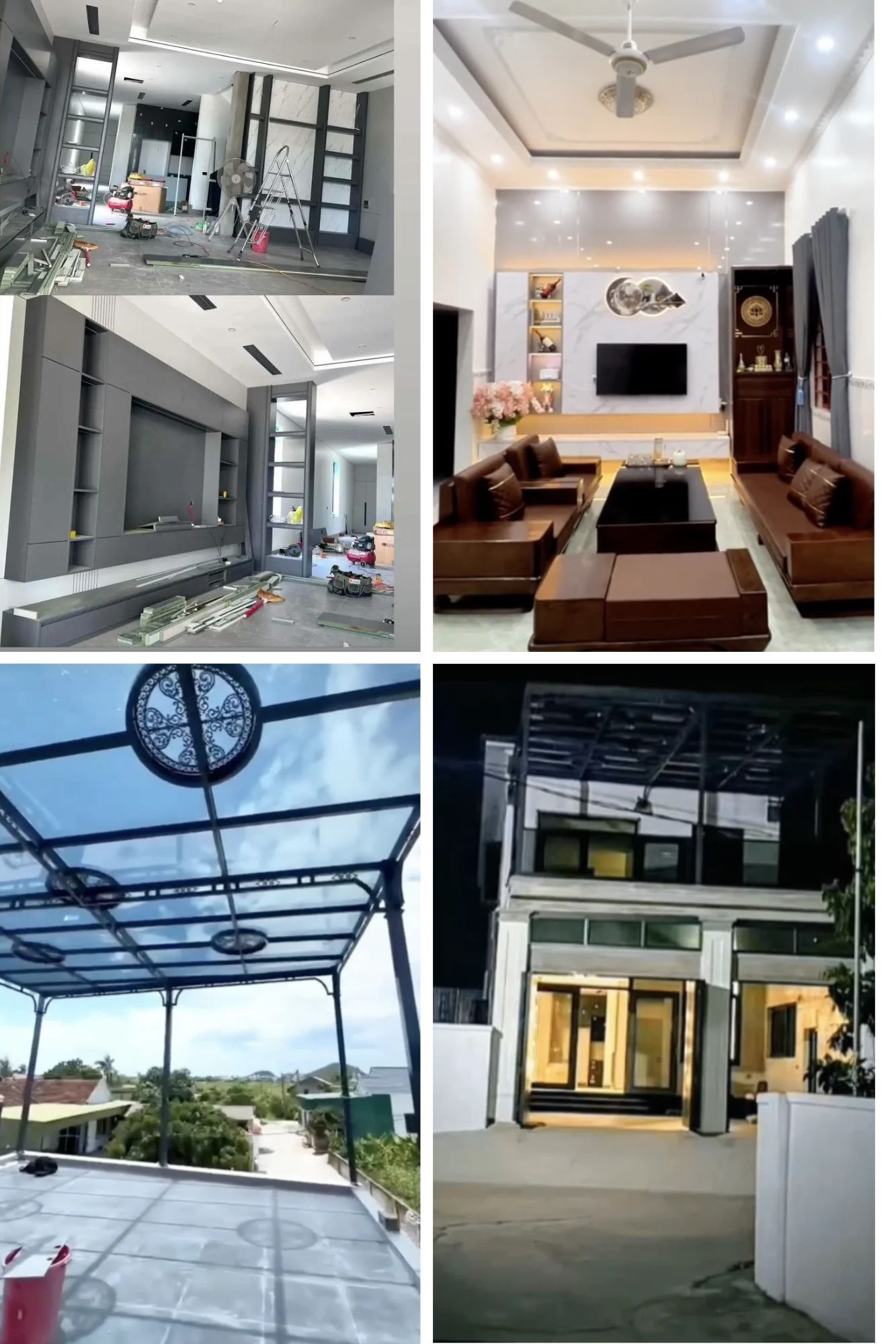 Đ&igrave;nh Bắc về qu&ecirc; bắc rạp mời cả x&oacute;m ăn mừng t&acirc;n gia- Ảnh 4.