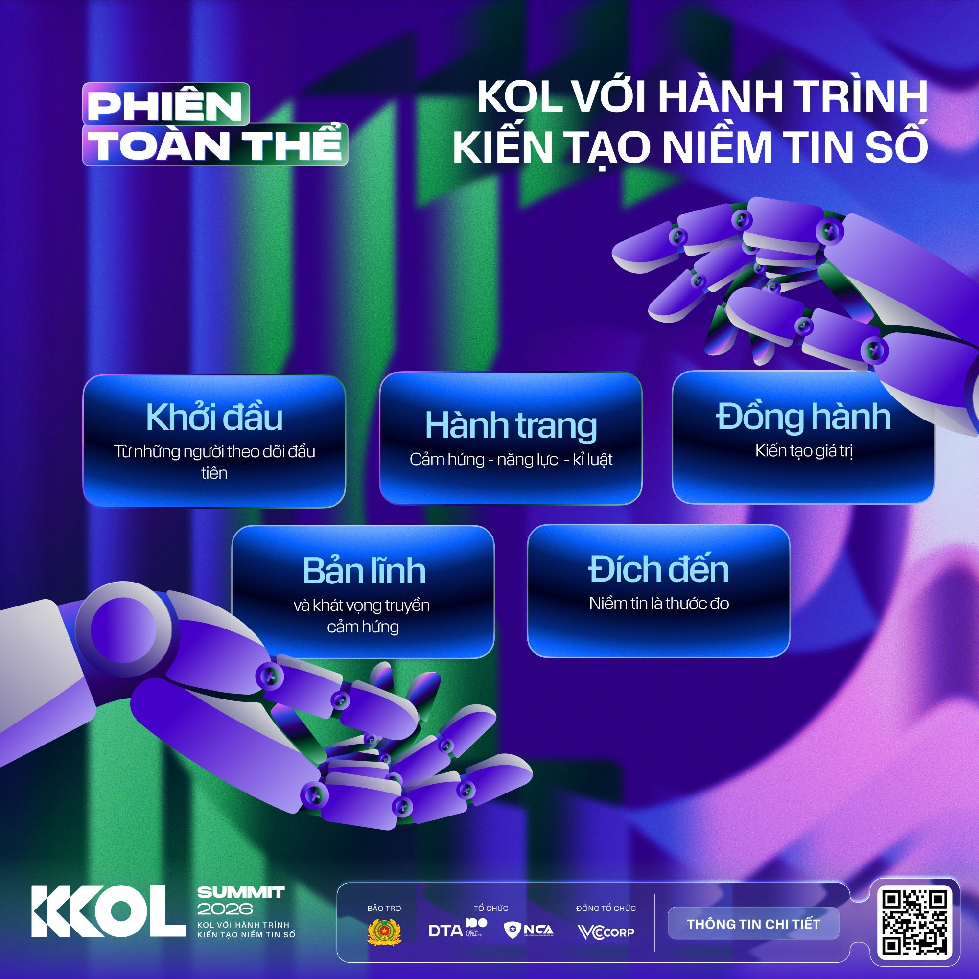 H&eacute; lộ d&agrave;n kh&aacute;ch mời v&agrave; loạt điểm nhấn đ&aacute;ng chờ đợi tại phi&ecirc;n hội nghị to&agrave;n thể KOL Summit 2026: Viral th&ocirc;i chưa đủ, phải viral c&oacute; t&acirc;m!- Ảnh 2.
