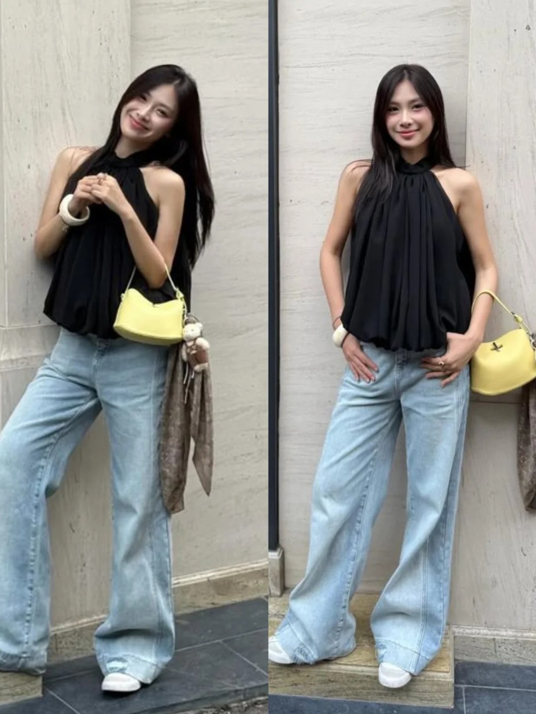 Một chiếc &aacute;o yếm, 4 c&ocirc;ng thức phối đồ thanh lịch cho n&agrave;ng th&iacute;ch vẻ ngo&agrave;i "d&acirc;u h&agrave;o m&ocirc;n"- Ảnh 4.