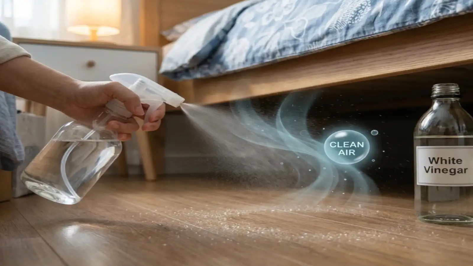 V&igrave; sao nhiều gia đ&igrave;nh xịt giấm trắng dưới gầm giường? 5 c&ocirc;ng dụng &iacute;t người biết- Ảnh 1.