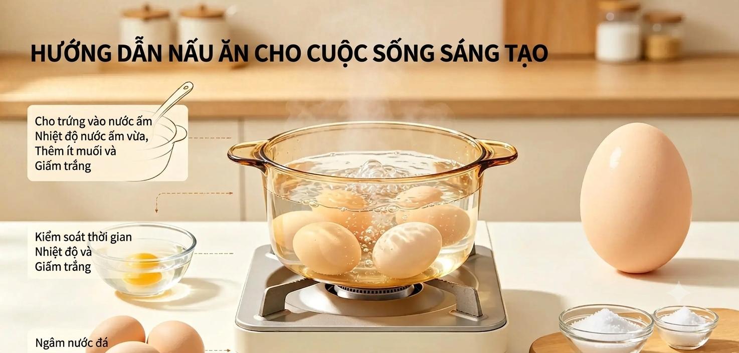 Khi luộc trứng, 99% mọi người đều mắc sai lầm: Đ&acirc;y mới l&agrave; c&aacute;ch đ&uacute;ng để luộc trứng mềm ngon tuyệt vời- Ảnh 1.