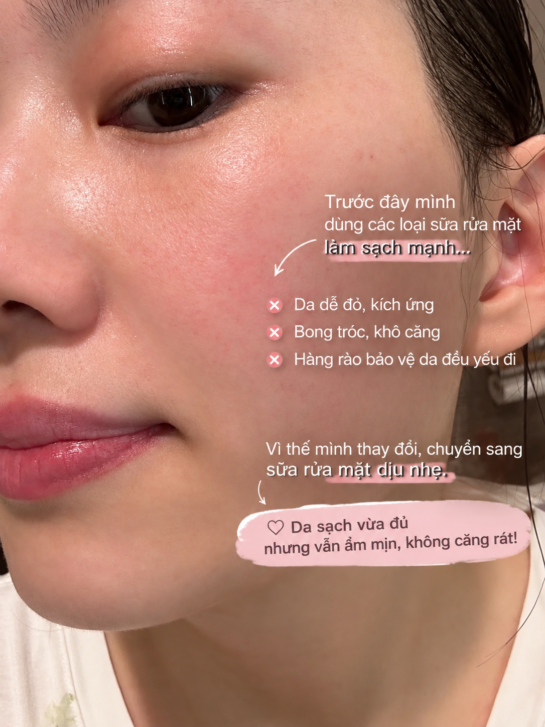 Chia sẻ những điều m&igrave;nh r&uacute;t ra sau một thời gian chăm s&oacute;c da: H&oacute;a ra l&agrave;n da đẹp bắt đầu từ bước rửa mặt- Ảnh 2.