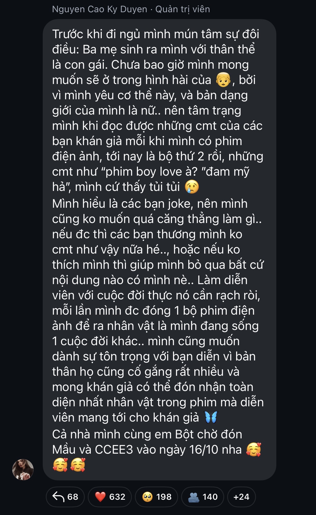Kỳ Duy&ecirc;n l&ecirc;n tiếng: "Chưa bao giờ m&igrave;nh mong muốn sẽ trong h&igrave;nh h&agrave;i của con trai"- Ảnh 1.
