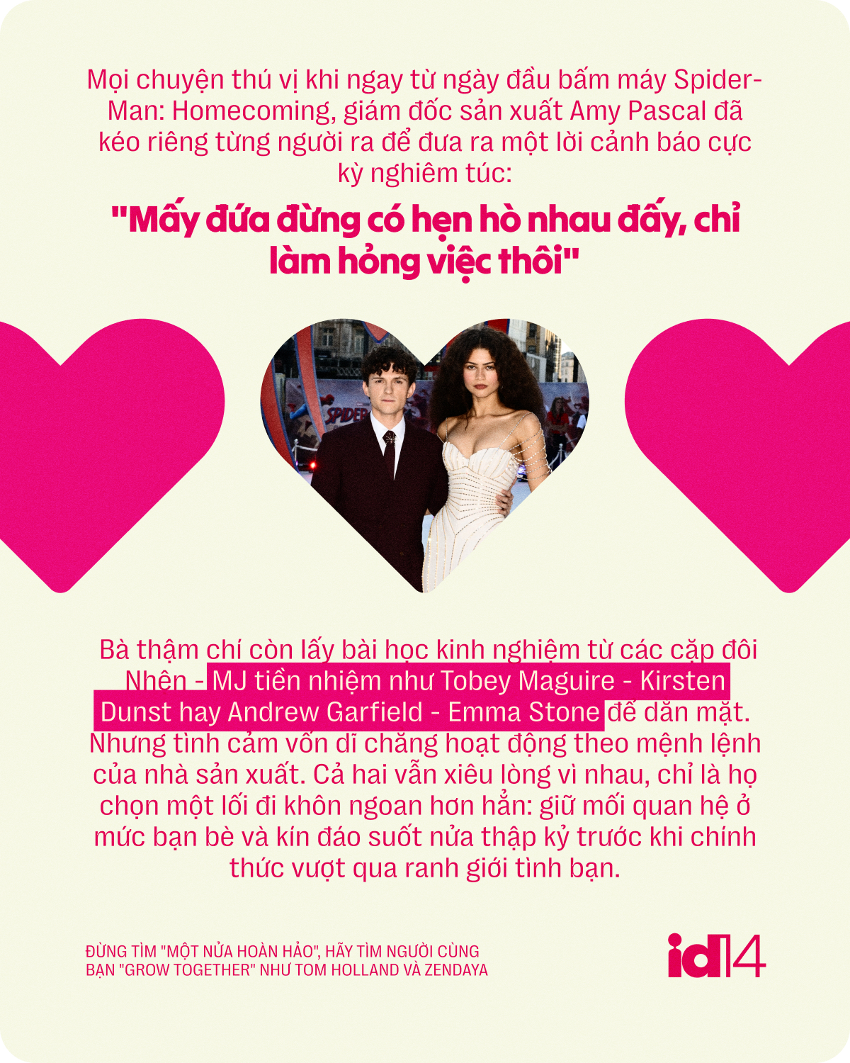 Đừng t&igrave;m "một nửa ho&agrave;n hảo", h&atilde;y t&igrave;m người c&ugrave;ng bạn "Grow Together" như Tom Holland v&agrave; Zendaya- Ảnh 3.