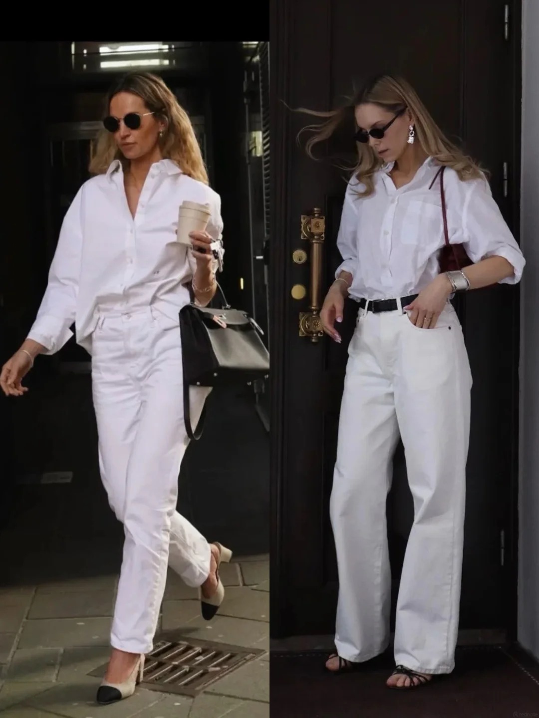 Quần jeans trắng: M&oacute;n đồ được xem l&agrave; chuẩn phong c&aacute;ch old money nơi c&ocirc;ng sở, h&egrave; n&agrave;o cũng được giới thời trang "lăng x&ecirc;" - Ảnh 5.