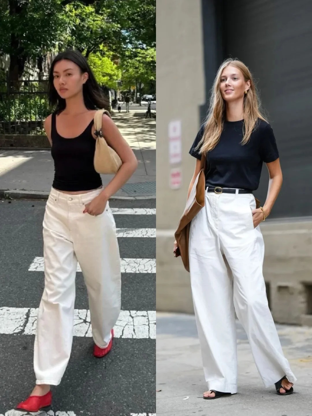 Quần jeans trắng: M&oacute;n đồ được xem l&agrave; chuẩn phong c&aacute;ch old money nơi c&ocirc;ng sở, h&egrave; n&agrave;o cũng được giới thời trang "lăng x&ecirc;" - Ảnh 6.