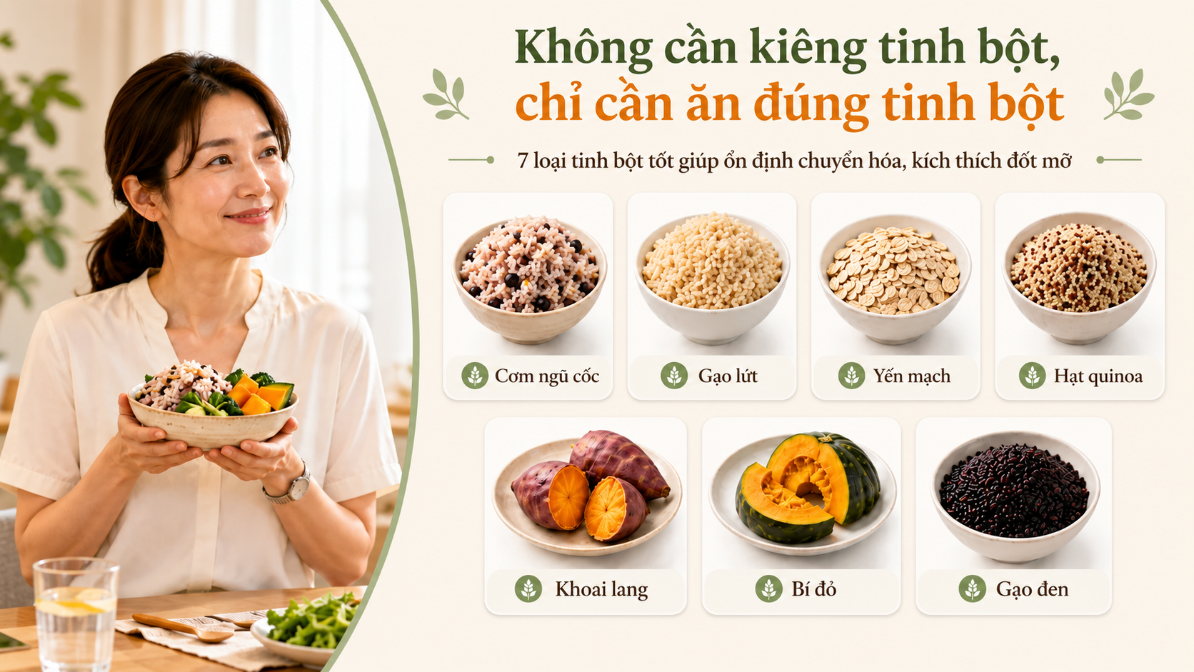 Thư Kỳ, Ella kh&ocirc;ng bỏ tinh bột mỗi ng&agrave;y m&agrave; vẫn giữ d&aacute;ng, nhưng đ&acirc;y l&agrave; sai lầm khiến nhiều người "cắt tinh bột c&agrave;ng kh&oacute; giảm c&acirc;n"- Ảnh 5.