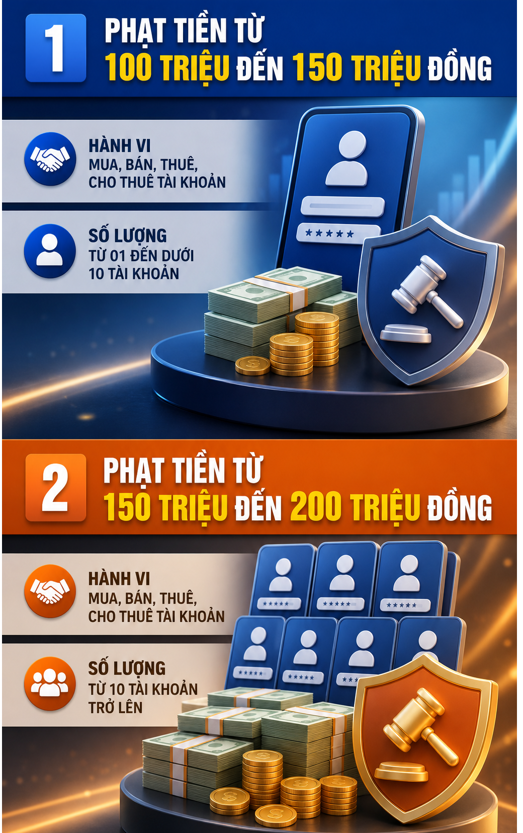 Mức phạt l&ecirc;n đến 200 triệu đồng nếu người d&ugrave;ng t&agrave;i khoản ng&acirc;n h&agrave;ng c&oacute; h&agrave;nh vi sau - Ảnh 2.
