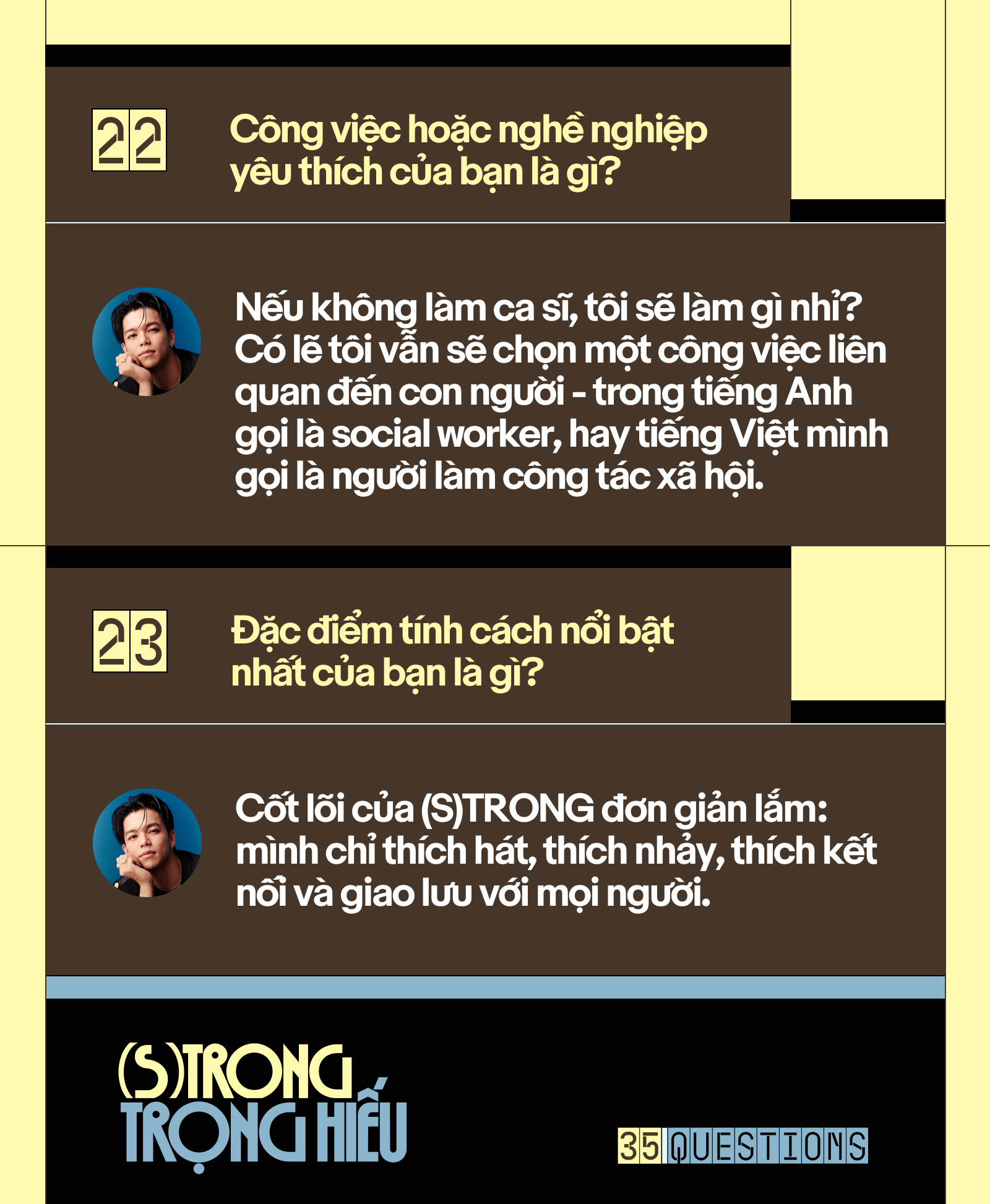 Gallery - 35 Questions x (S)TRONG Trọng Hiếu: “Tôi chỉ là một đứa trẻ đang ở trọ trên thế gian” - image 4