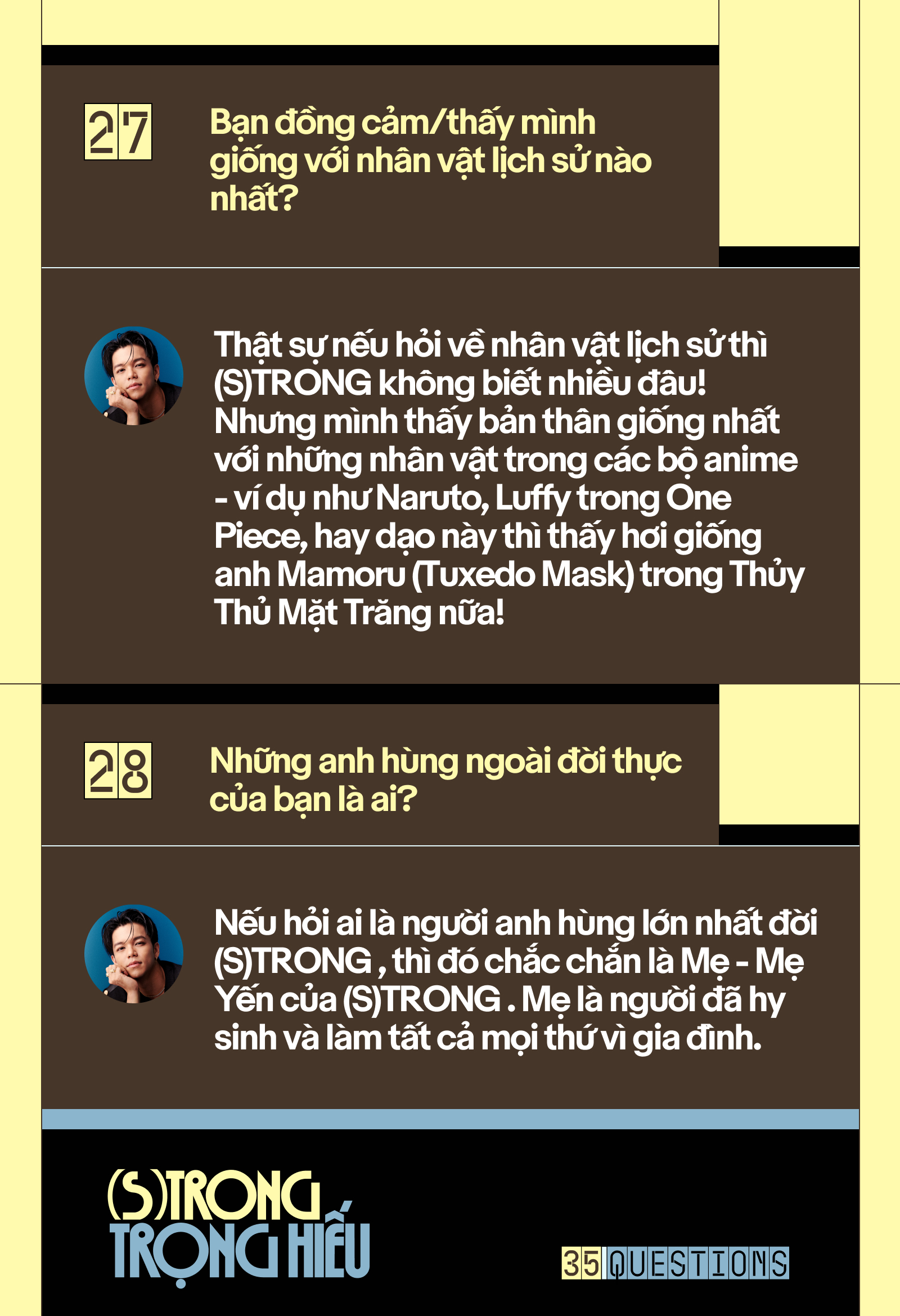Gallery - 35 Questions x (S)TRONG Trọng Hiếu: “Tôi chỉ là một đứa trẻ đang ở trọ trên thế gian” - image 6