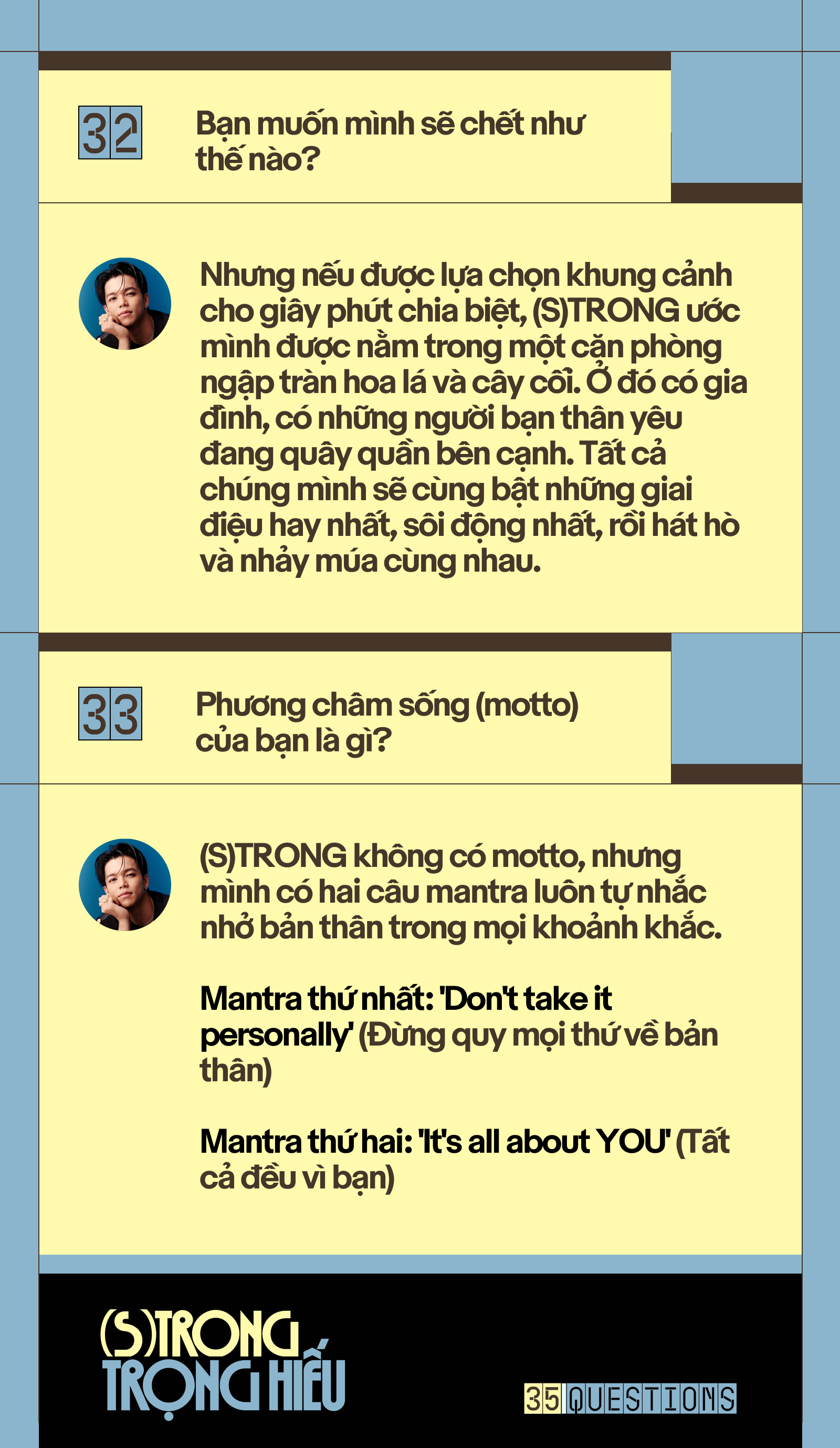 Gallery - 35 Questions x (S)TRONG Trọng Hiếu: “Tôi chỉ là một đứa trẻ đang ở trọ trên thế gian” - image 9