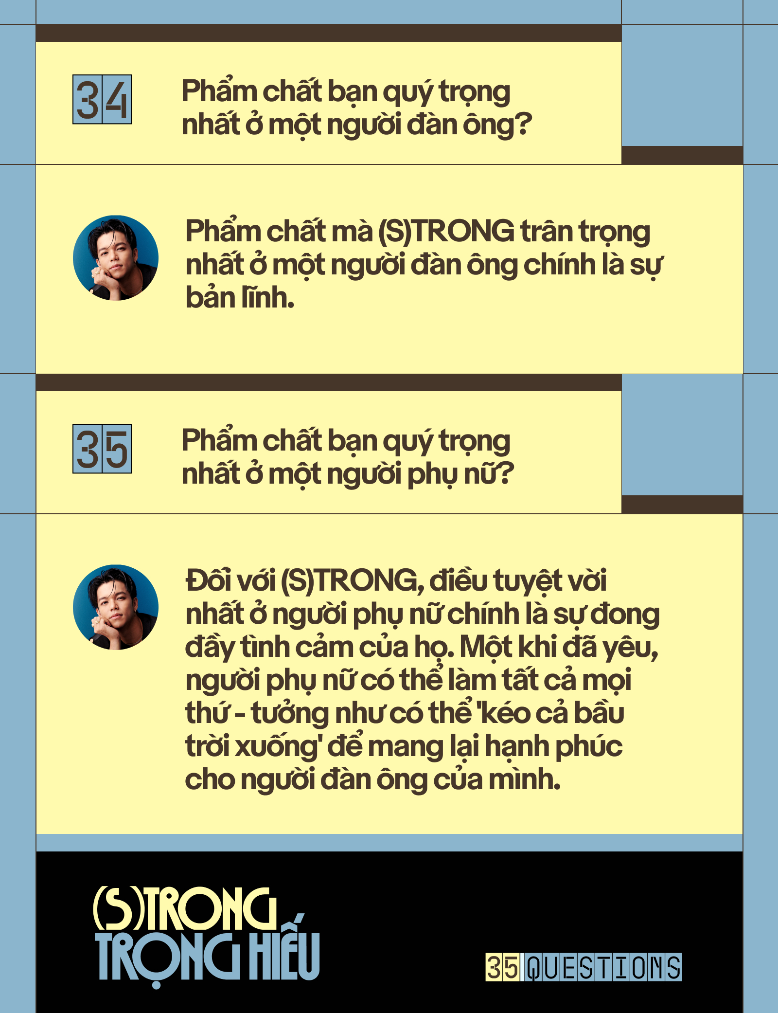 Gallery - 35 Questions x (S)TRONG Trọng Hiếu: “Tôi chỉ là một đứa trẻ đang ở trọ trên thế gian” - image 10