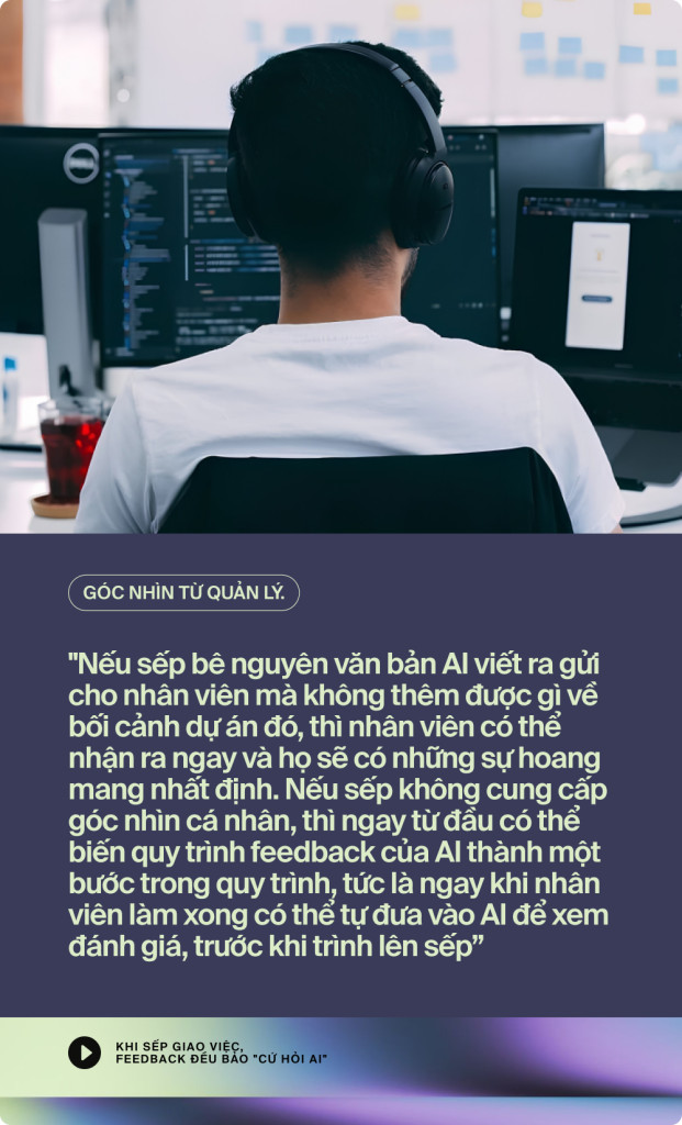"Cứ n&eacute;m v&agrave;o AI l&agrave;m cho nhanh": V&igrave; sao nh&acirc;n vi&ecirc;n dị ứng c&acirc;u n&oacute;i n&agrave;y của sếp, người quản l&yacute; nh&igrave;n nhận ra sao?- Ảnh 3.