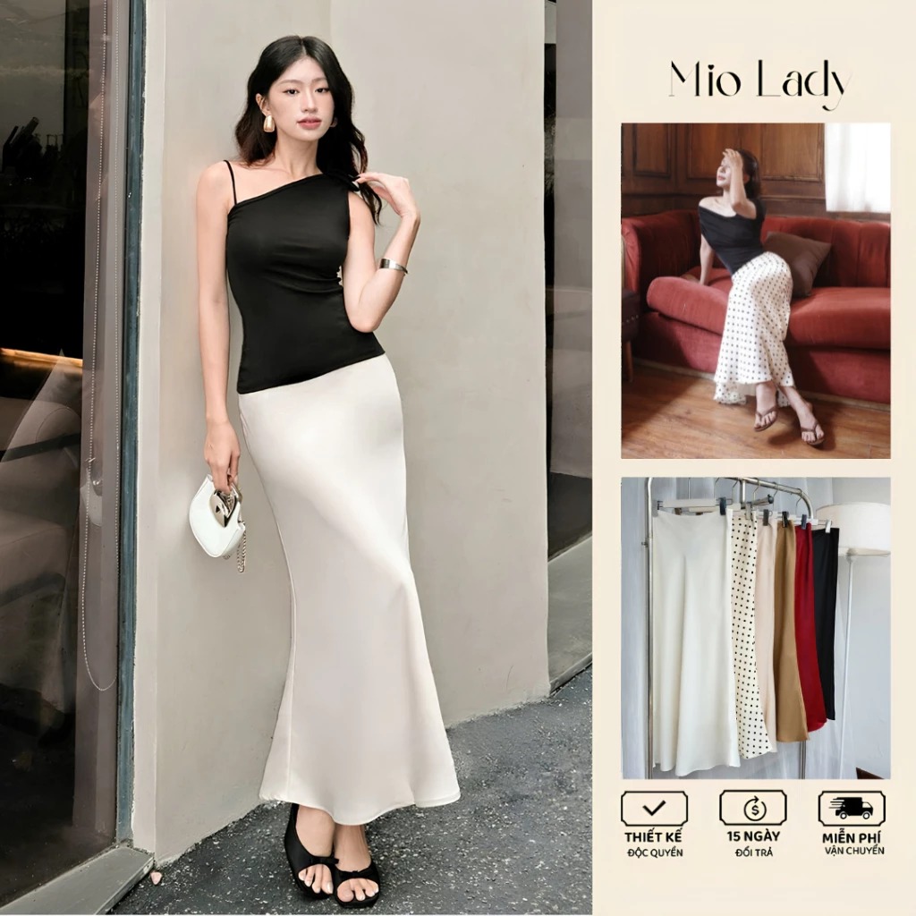 Một chiếc chân váy satin, 5 cách phối chuẩn old money từ công sở đến kỳ nghỉ - Ảnh 5.