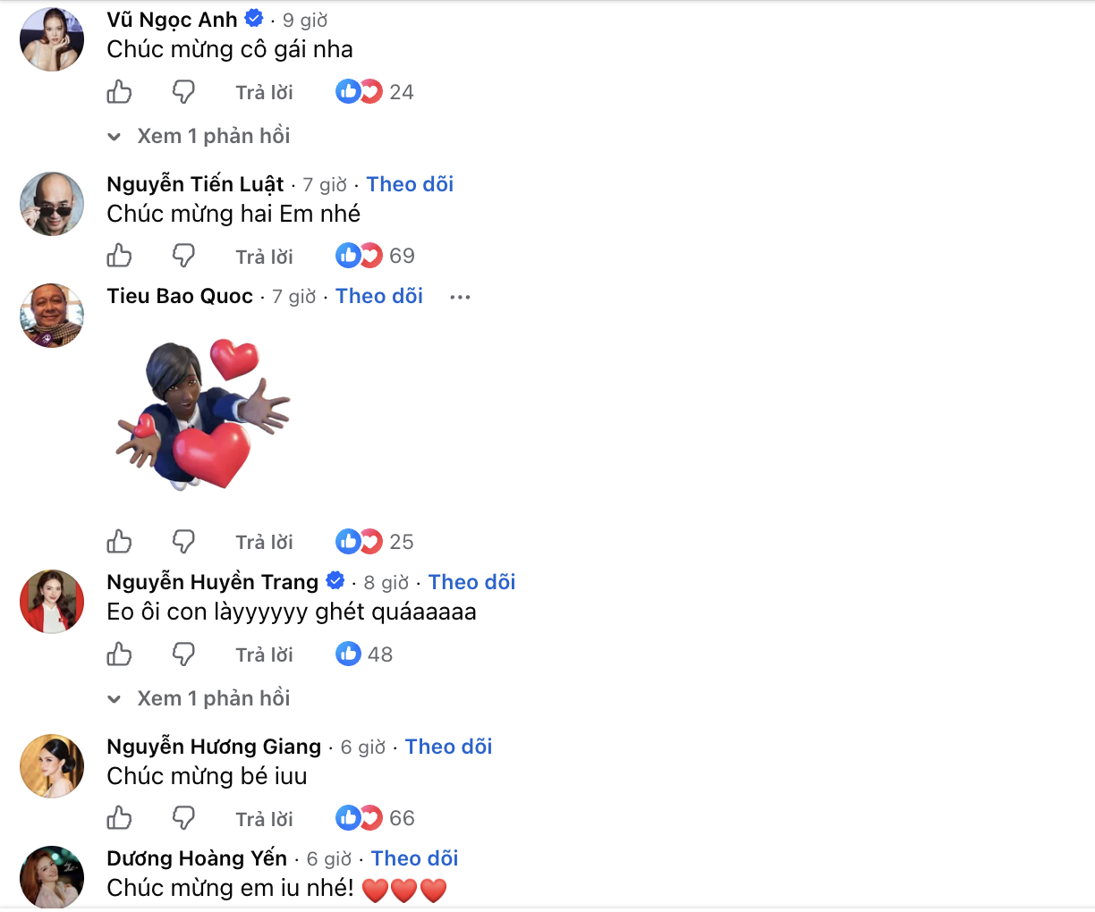Cả showbiz ch&uacute;c mừng Khả Ng&acirc;n v&agrave; Nhan Ph&uacute;c Vinh th&agrave;nh đ&ocirc;i- Ảnh 3.