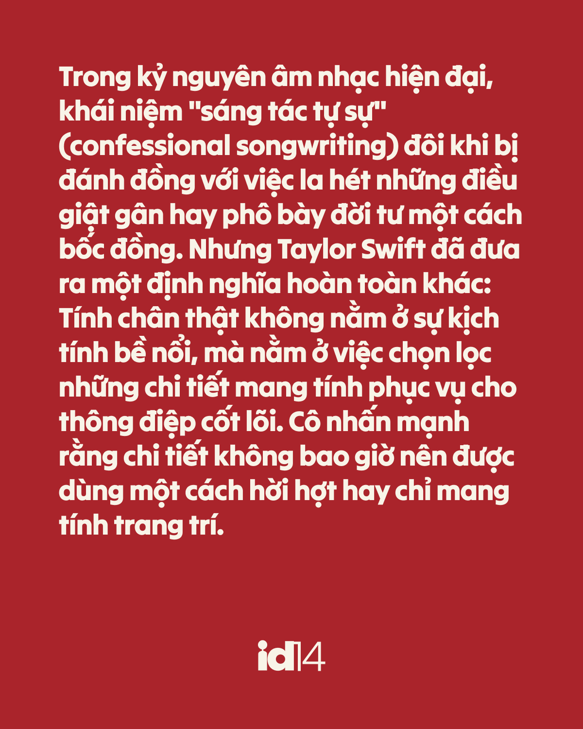 Từ triết l&yacute; "Yes, And" đến những b&agrave;i học sau 20 năm s&aacute;ng tạo của Taylor Swift- Ảnh 15.