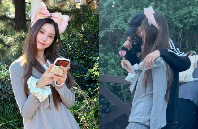 "Anh sếp showbiz" đưa n&agrave;ng thơ đi c&ocirc;ng vi&ecirc;n giải tr&iacute; đ&oacute;n sinh nhật, "t&igrave;nh bể b&igrave;nh" sau h&agrave;ng loạt tin đồn rạn nứt- Ảnh 1.