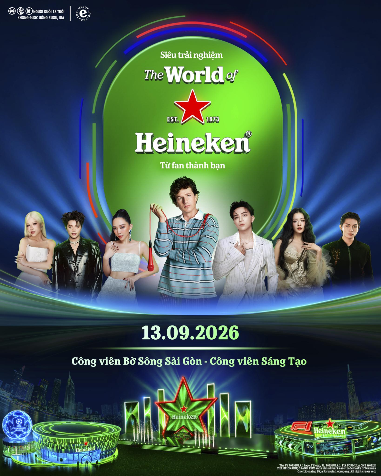 Hoàng Thùy Linh, Quang Hùng MasterD cùng dàn sao khuấy đảo The World Of Heineken®, tiếp lửa chờ đón siêu sao quốc tế Charlie Puth- Ảnh 16.