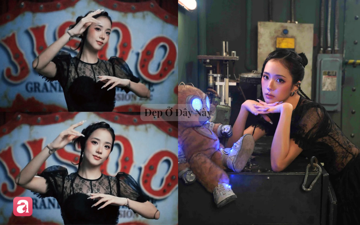 Jisoo lại tạo trend: Makeup hồng - n&acirc;u phủ s&oacute;ng m&ugrave;a thu- Ảnh 2.