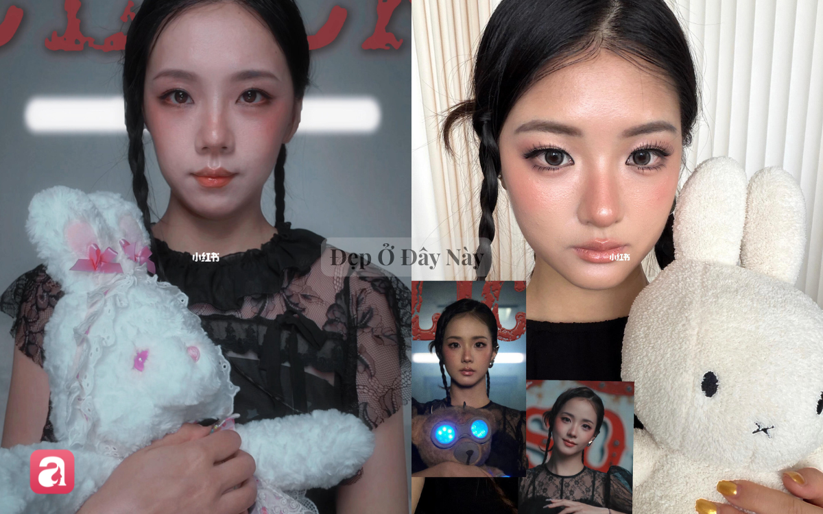 Jisoo lại tạo trend: Makeup hồng - n&acirc;u phủ s&oacute;ng m&ugrave;a thu- Ảnh 6.