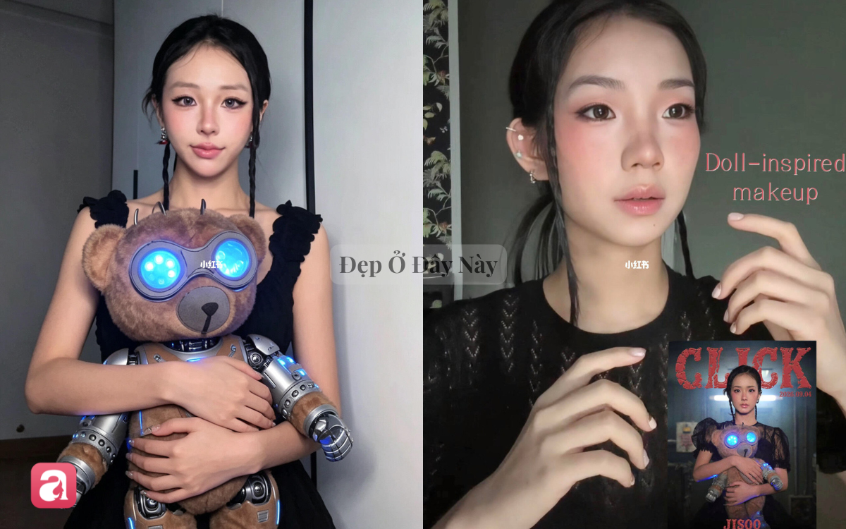 Jisoo lại tạo trend: Makeup hồng - n&acirc;u phủ s&oacute;ng m&ugrave;a thu- Ảnh 7.