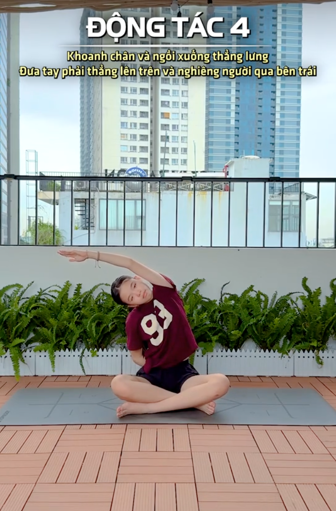 Con g&aacute;i Phương Trinh Jolie 13 tuổi cao gần 1m7, v&oacute;c d&aacute;ng nổi bật: H&eacute; lộ 5 ph&uacute;t tập luyện tại nh&agrave; khi tan học về, gi&uacute;p ch&acirc;n d&agrave;i mi&ecirc;n man ở tuổi dậy th&igrave;- Ảnh 11.