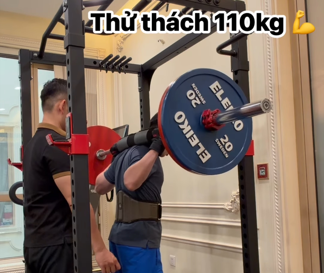 Thiếu gia nh&agrave; bầu Hiển - Đỗ Vinh Quang n&acirc;ng tạ 110kg  - Ảnh 2.