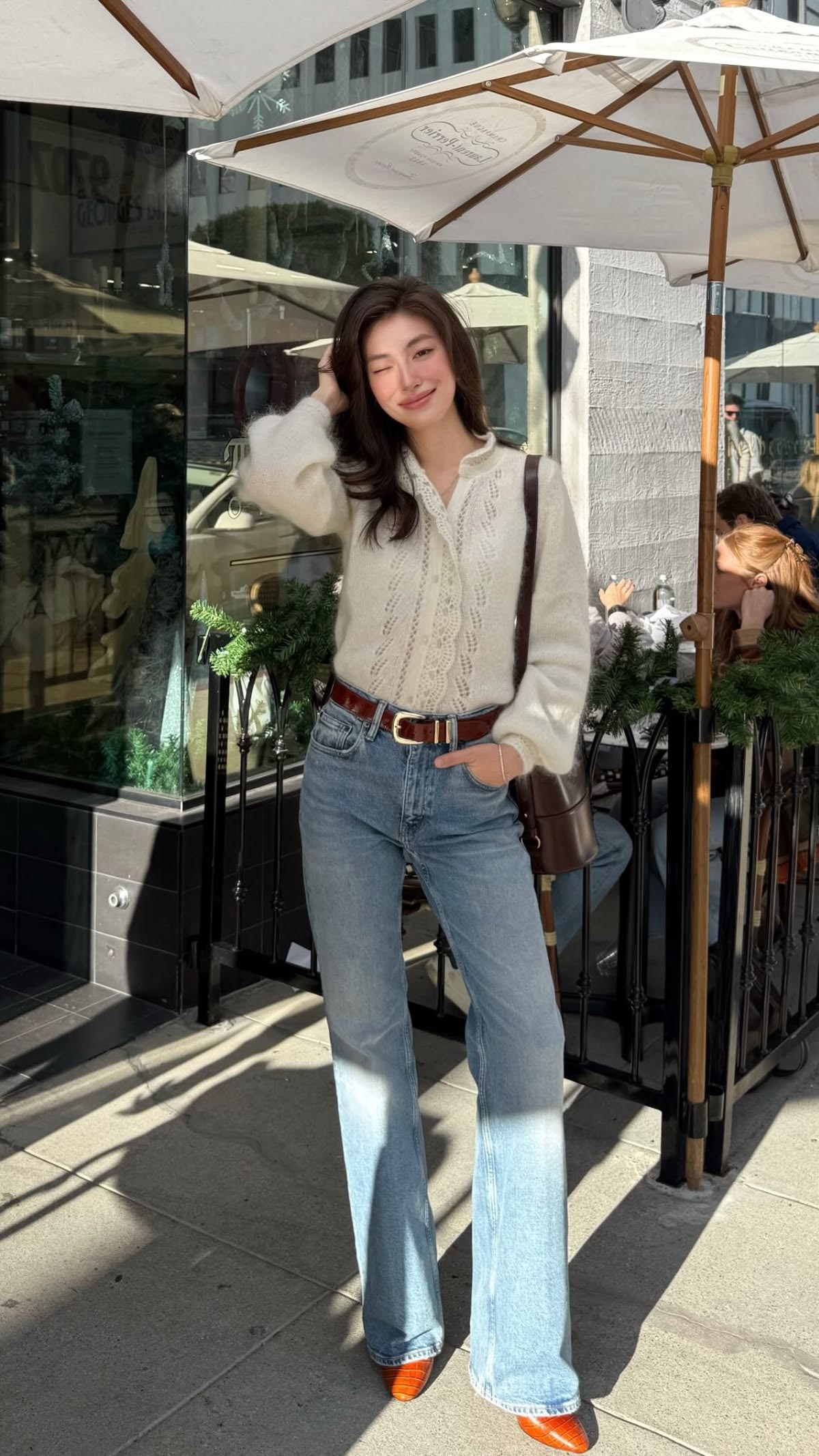 Dâu hào môn Hương Liên đón mùa thu Hà Nội: Từ visual đến style đều đẹp như cảnh phim- Ảnh 7.