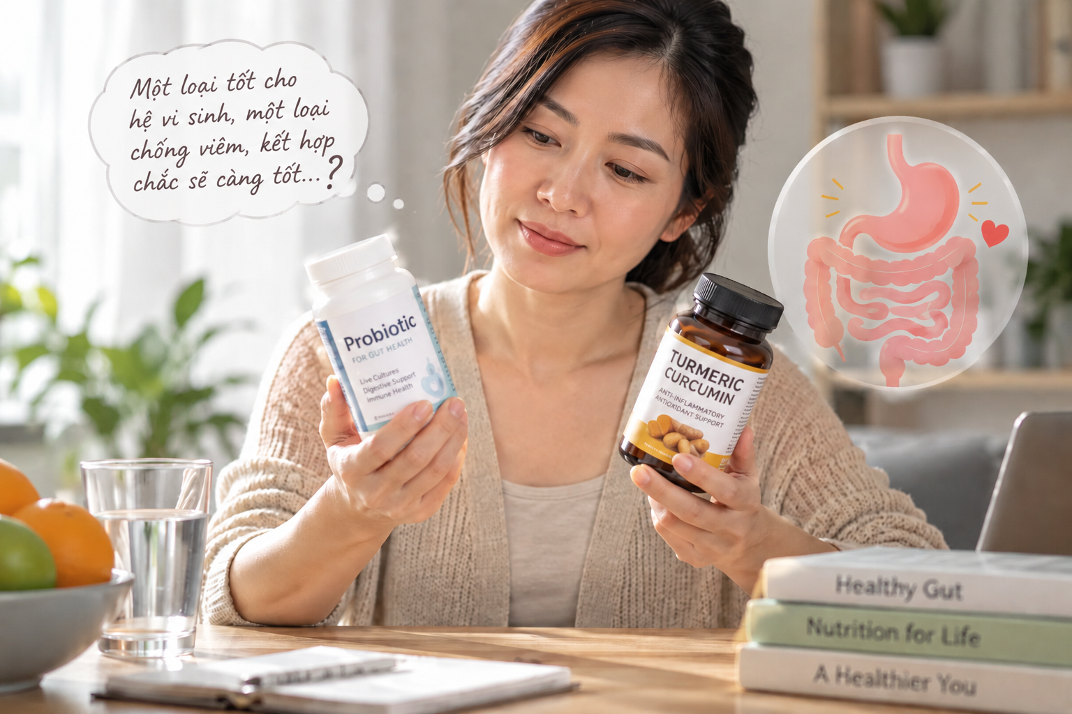 Probiotic kết hợp nghệ: Có thực sự tốt cho đường ruột? - Ảnh 1.