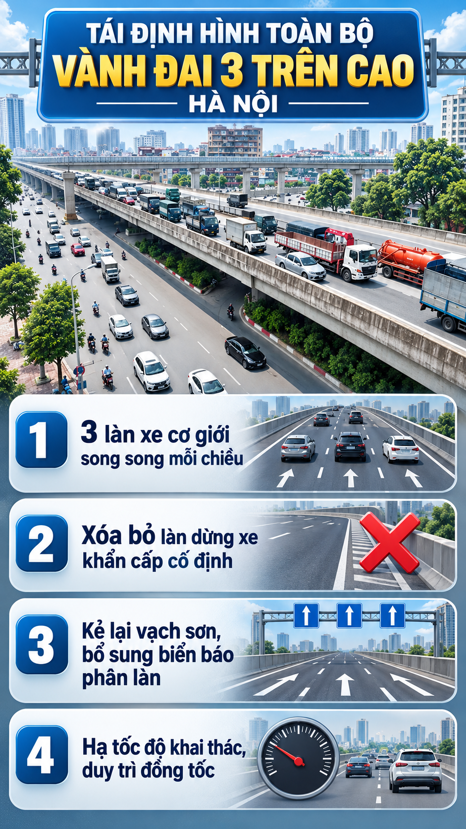 Cục CSGT đề xuất n&oacute;ng về V&agrave;nh đai 3, tất cả t&agrave;i xế tham gia giao th&ocirc;ng ch&uacute; &yacute; - Ảnh 2.