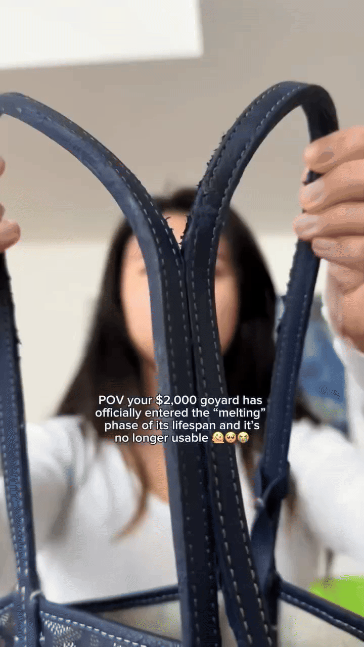 T&uacute;i Goyard 60 triệu tr&oacute;c sơn nham nhở như h&agrave;ng chợ, người d&ugrave;ng khuy&ecirc;n nhau n&eacute; gấp: "Cứu được ai th&igrave; cứu!"- Ảnh 6.
