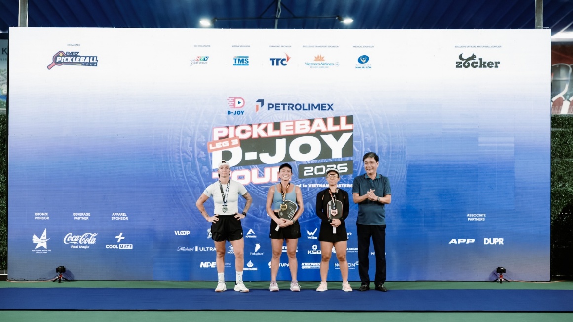 D-Joy Pickleball Tour 2026 Leg 3 | Petrolimex Saigon Cup: Dấu ấn quốc tế trước thềm Vietnam Masters - Ảnh 2.