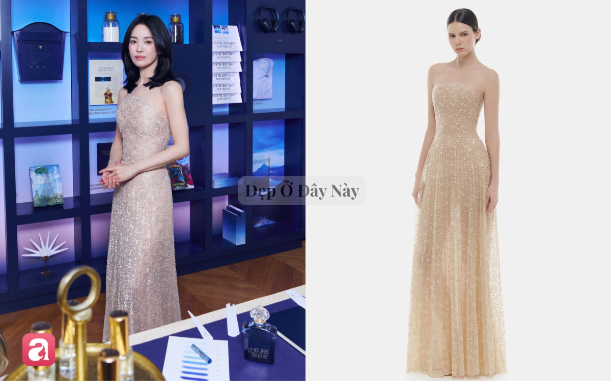 Local brand Việt giúp Song Hye Kyo đẹp như nữ thần tại sự kiện quốc tế - Ảnh 2.