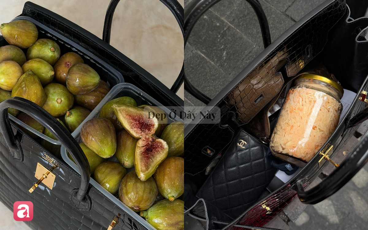T&uacute;i x&aacute;ch h&agrave;ng hiệu th&agrave;nh giỏ đựng đồ ăn: Tưởng kh&ocirc;ng hợp m&agrave; lại hợp kh&ocirc;ng tưởng- Ảnh 3.