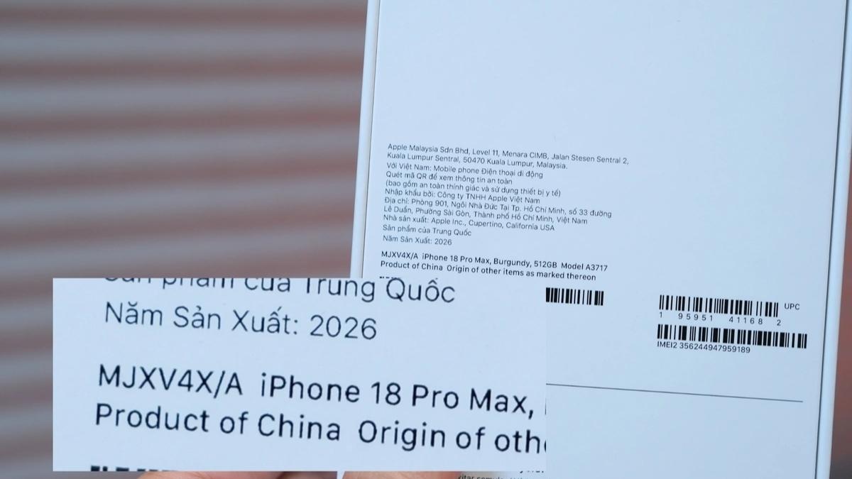 &rlm;Cận cảnh mở hộp iPhone 18 Pro v&agrave; Pro Max trước ng&agrave;y l&ecirc;n kệ tại Việt Nam - Ảnh 1.