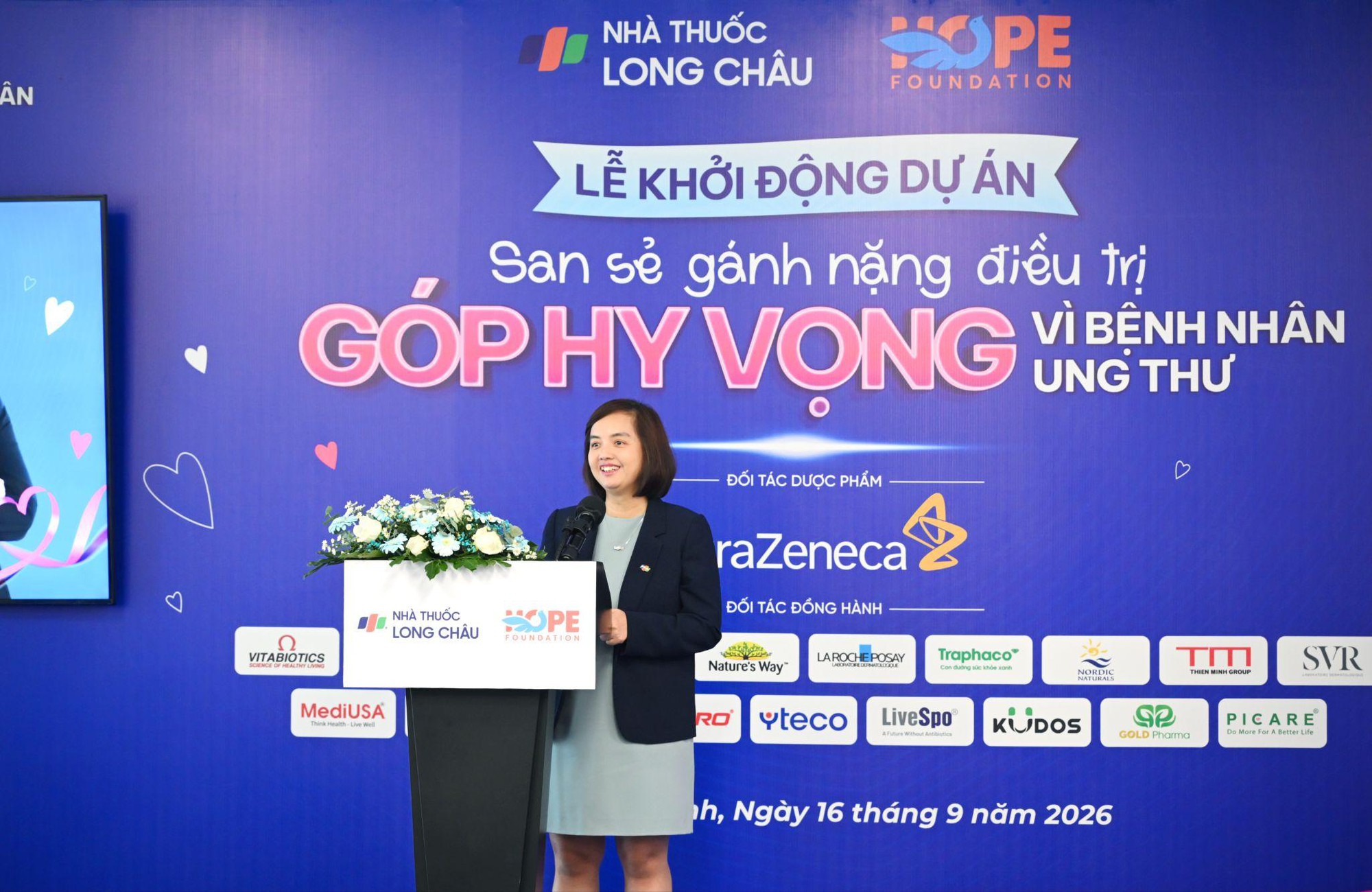 Chung tay tiếp sức bệnh nh&acirc;n ung thư vượt qua nghịch cảnh: Long Ch&acirc;u, Quỹ HOPE c&ugrave;ng c&aacute;c đối t&aacute;c dược phẩm khởi động dự &aacute;n cộng đồng - Ảnh 3.