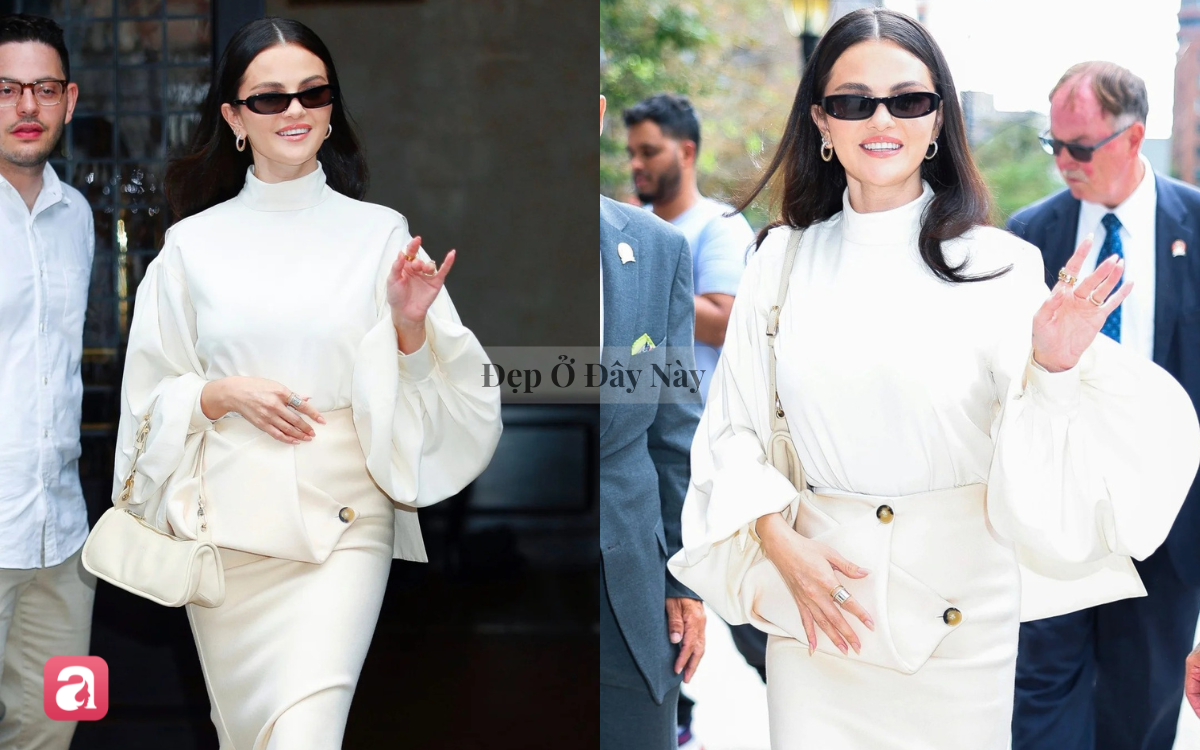 Selena Gomez lên đồ chuẩn "old money": Tối giản, thanh lịch, xuất sắc không điểm trừ - Ảnh 4.