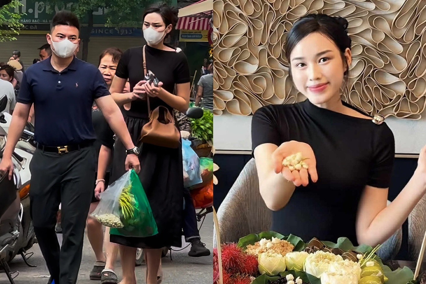 Viết Vương v&agrave; Đỗ H&agrave; lọt v&agrave;o ống k&iacute;nh team qua đường, v&agrave;i gi&acirc;y n&oacute;i l&ecirc;n t&igrave;nh h&igrave;nh h&ocirc;n nh&acirc;n- Ảnh 5.