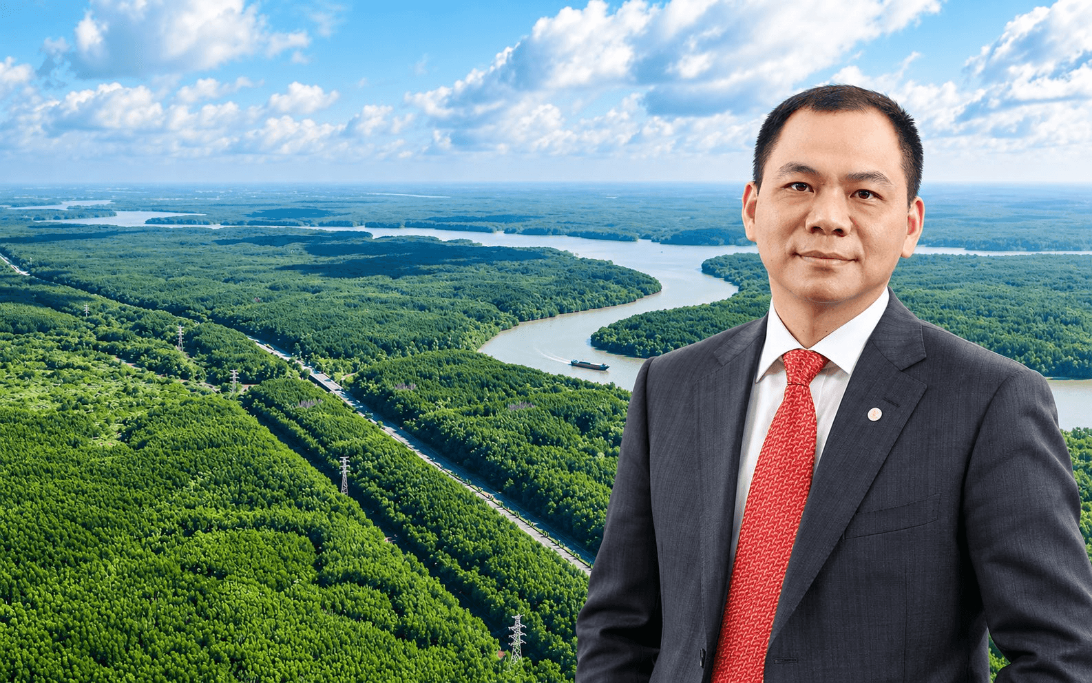 &Ocirc;ng Phạm Nhật Vượng đề xuất n&acirc;ng cấp 1 con đường hơn 35 km, xuy&ecirc;n rừng ngập mặn được UNESCO c&ocirc;ng nhận: Đầu tư 19.000 tỷ đồng, nối thẳng tới si&ecirc;u đ&ocirc; thị lấn biển của Nam Bộ- Ảnh 1.